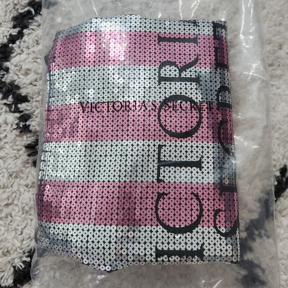 Vintage Victoria's secret sequin tote bag